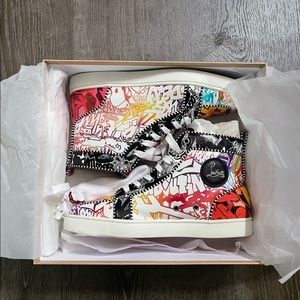 Christian louboutin size 42 or 9US very colorful vibrant sneakers
